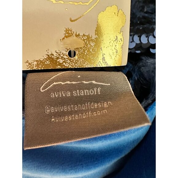 Aviva Stanoff Mermaid Sequins Celestial 3 Piece Set: Throw Blanket and 2 Pillows - Picture 6 of 8